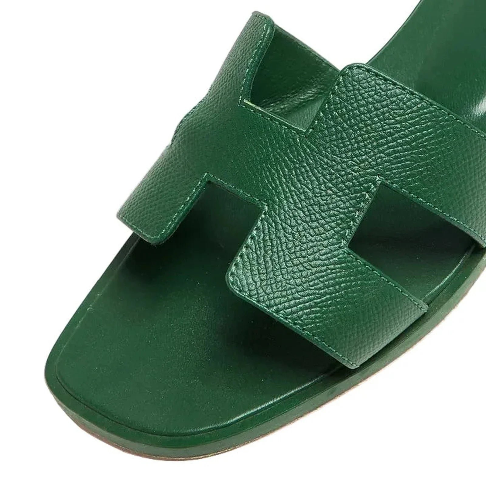 Hermès Oran Sandal 'Vert Lierre' (Women) - الصورة 4