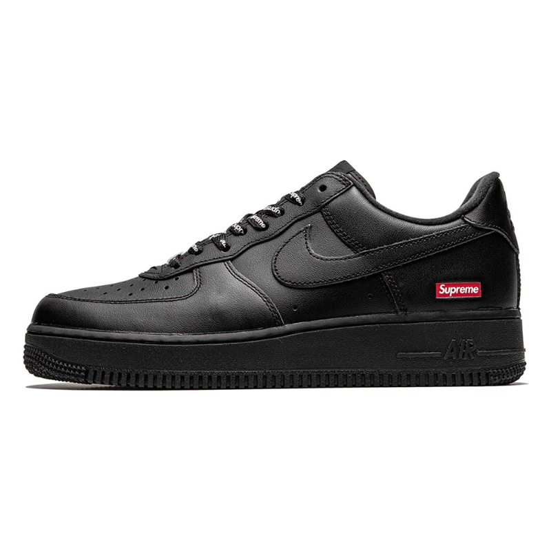 Nike x Supreme Air Force 1 Low 'Black' (Unisex) - الصورة 2