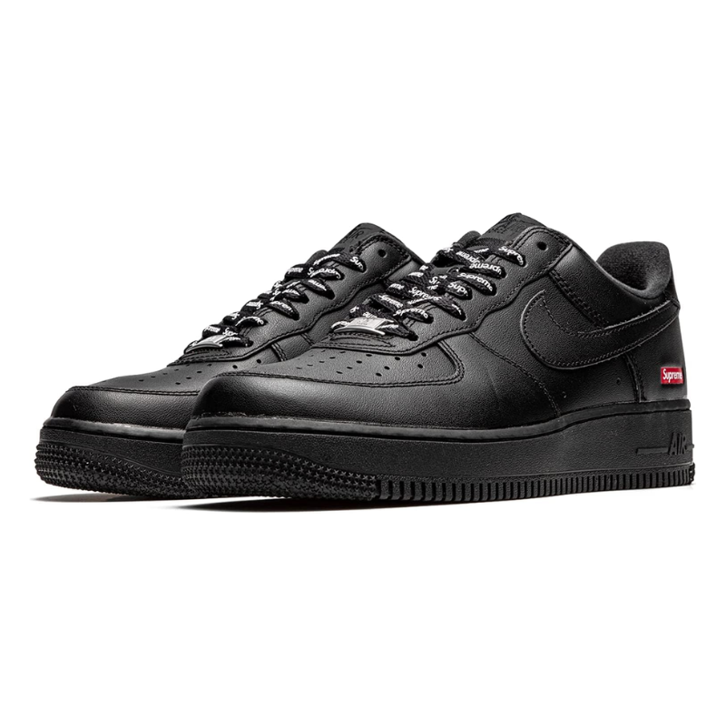 Nike x Supreme Air Force 1 Low 'Black' (Unisex) - الصورة 5