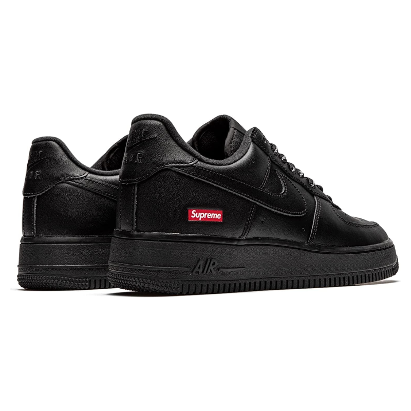 Nike x Supreme Air Force 1 Low 'Black' (Unisex) - الصورة 4
