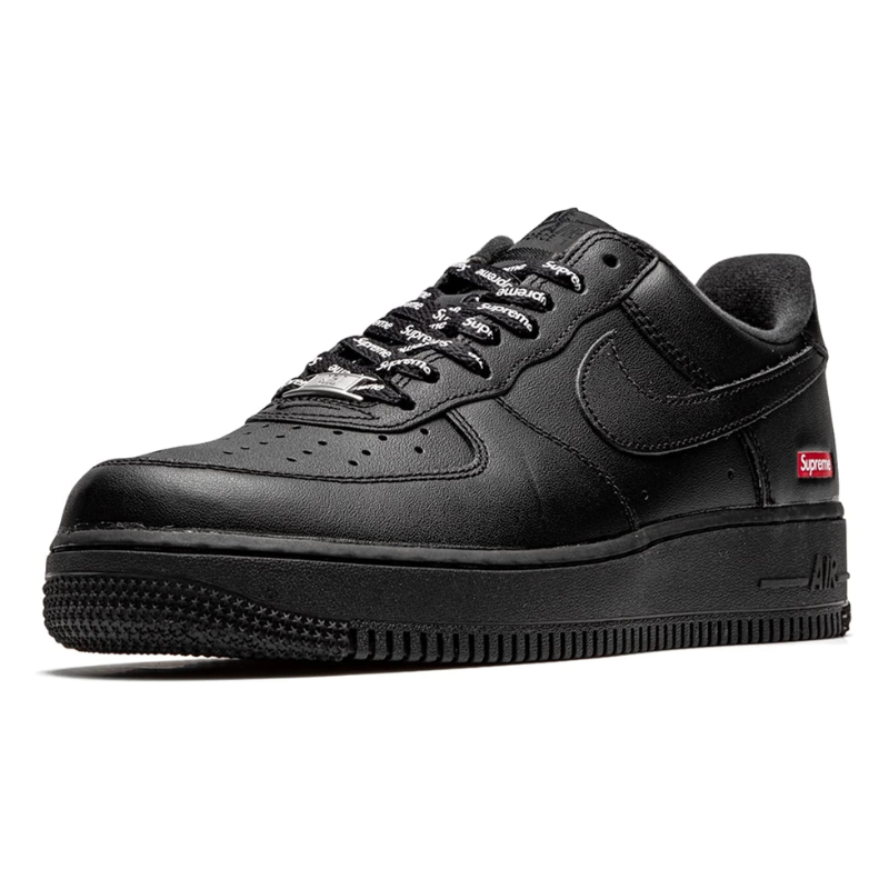 Nike x Supreme Air Force 1 Low 'Black' (Unisex) - الصورة 3